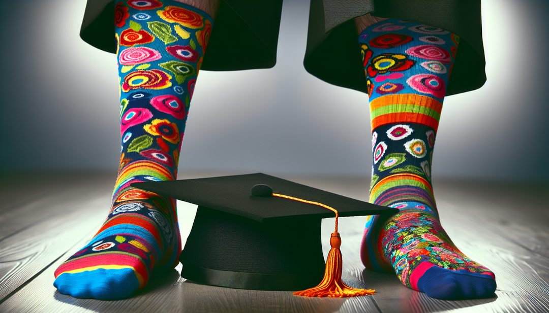 graduation socks | Sock Geeks Socks | high-quality socks | personalized graduation socks | fine cotton socks | graduation day fashion | stylish socks for graduation