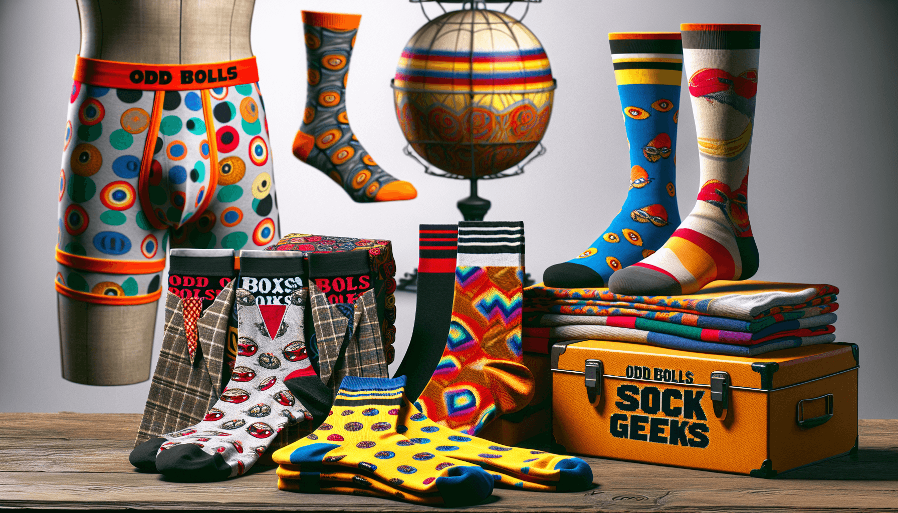 Odd Balls | Sock Geeks | unique boxers | fun socks | bold undergarments | quirky designs | standout styles | colorful socks | personality in fashion | trendy undergarments