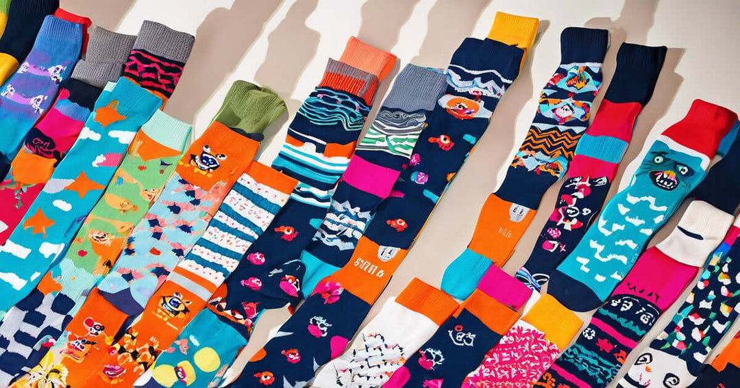 quirky socks | fun socks | interactive socks | glow-in-the-dark socks | customizable socks