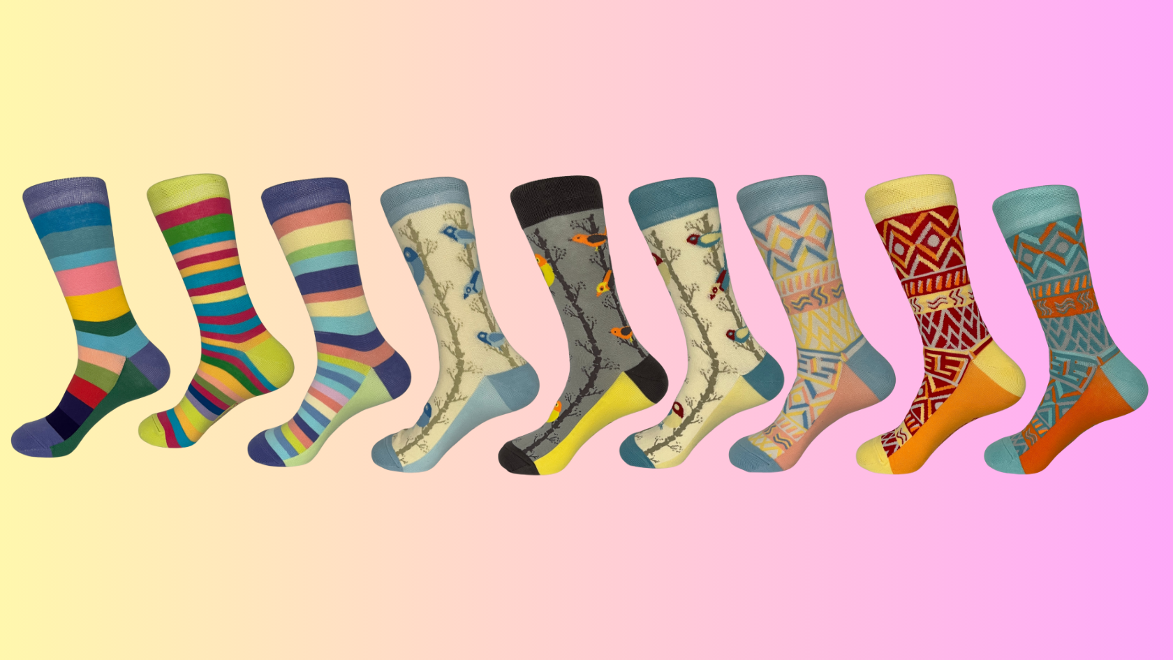  Easter Socks | Vibrant Patterns | Bird Designs | Spring Flair | Holiday Fashion