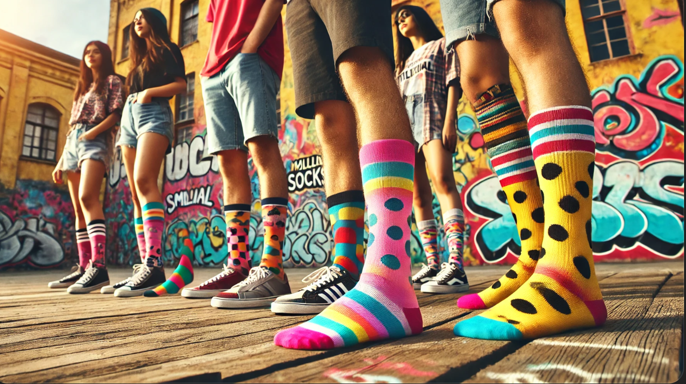 millennial socks | fashion trends | quirky socks | personal expression | sock styles