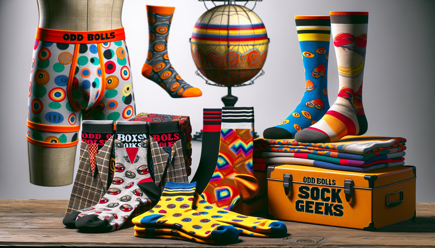 Odd Balls | Sock Geeks | unique boxers | fun socks | bold undergarments | quirky designs | standout styles | colorful socks | personality in fashion | trendy undergarments