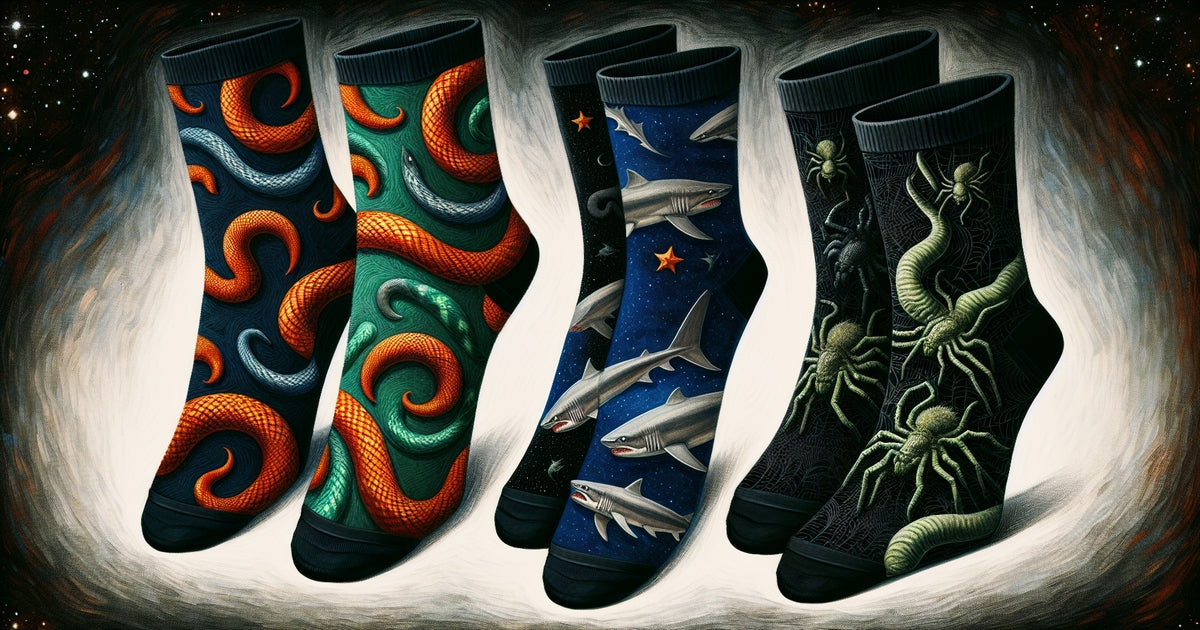 Halloween Phobia Socks | Phobias Socks| Halloween Sock Designs | Styling Tips