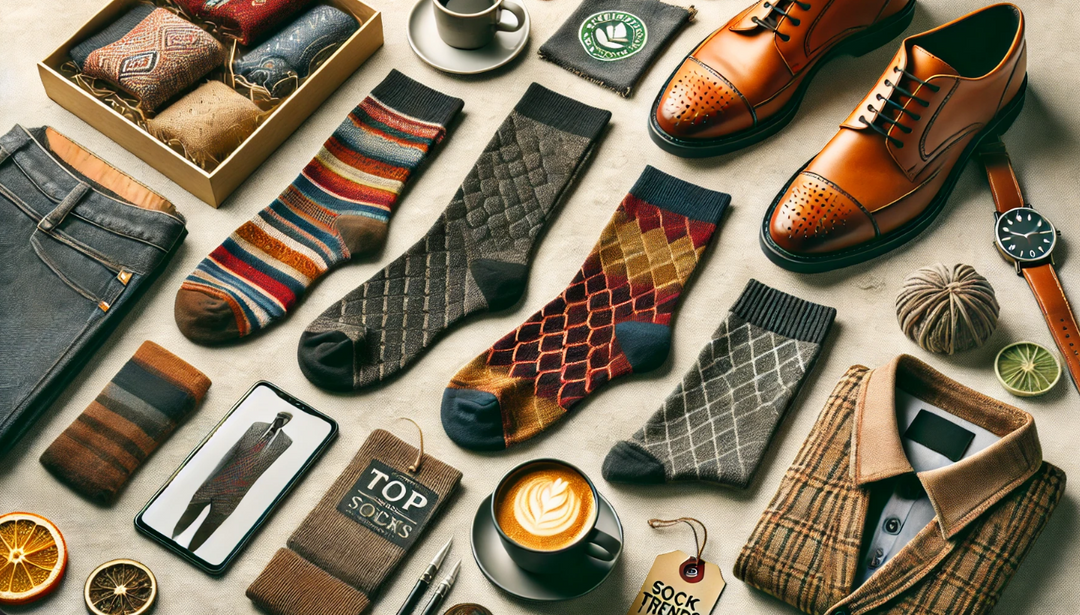 sock trends 2025 | bold patterns socks | sustainable materials | innovative sock designs | fashion-forward socks | trendy socks UK | Sock Geeks