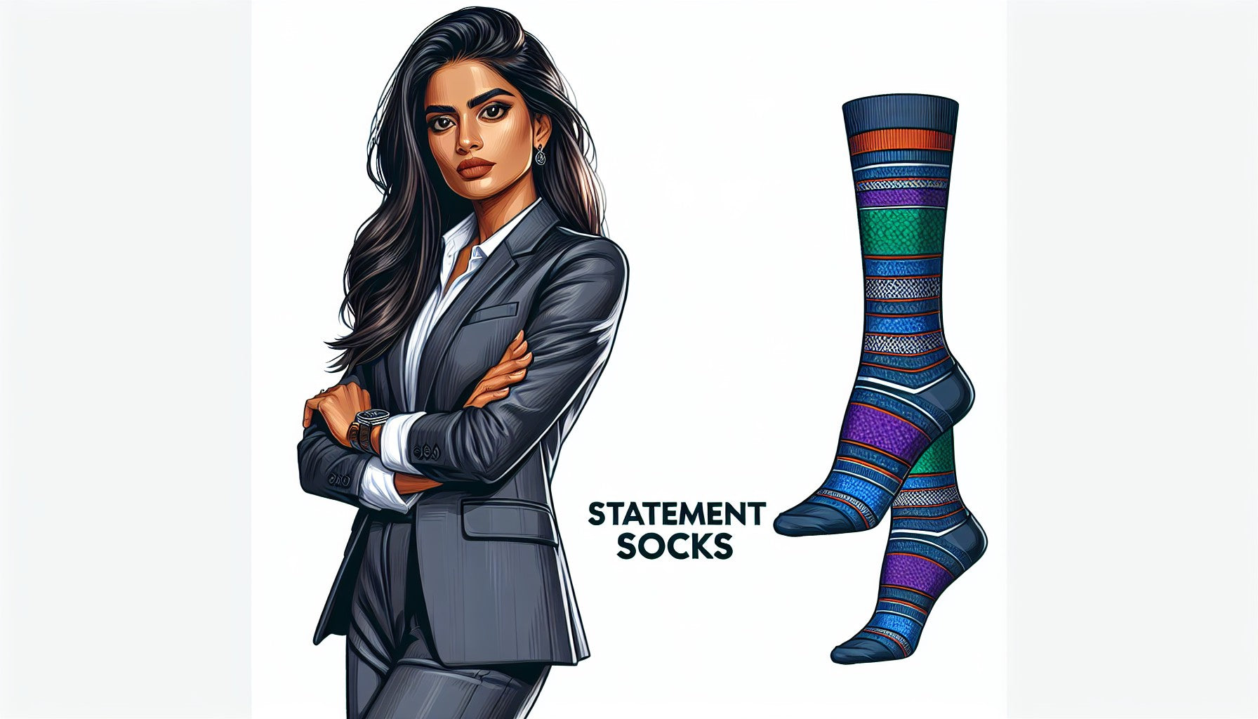 Luxury socks for her | Merino wool socks | Novelty socks for women