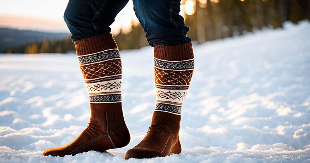  thermal boot socks | men's fashion | cushioned comfort | outdoor activities | moisture-wicking