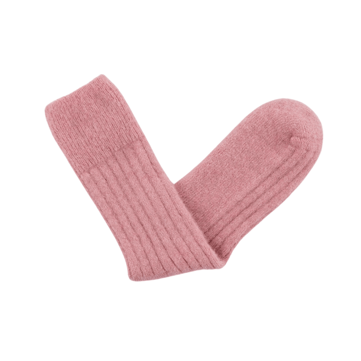 Pink socks | Alpaca | Comfort | Cozy | Loungewear