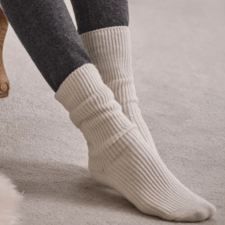 Oat | Barista Moka Coffee Sock l premium cashmere socks