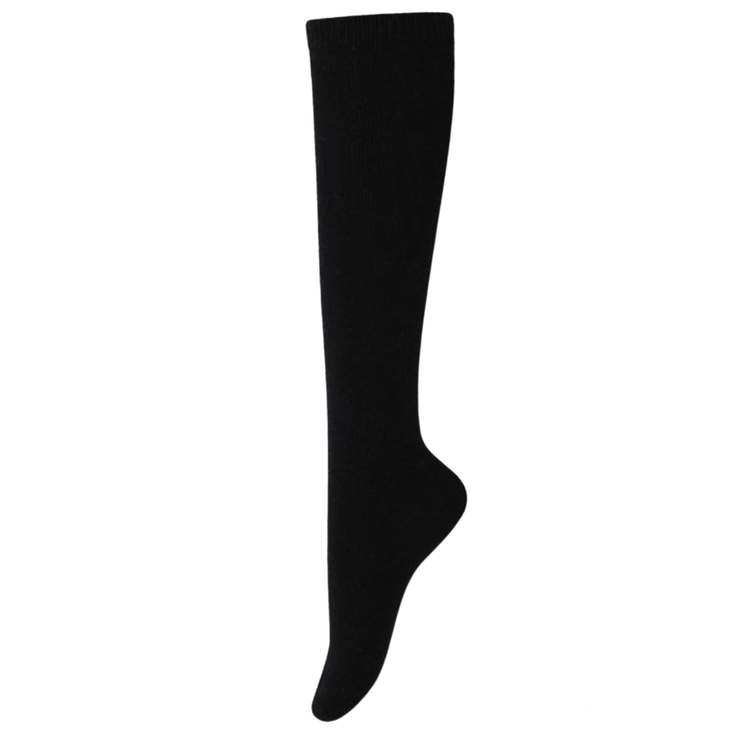 black cashmere socks | knee-high cashmere socks | London socks