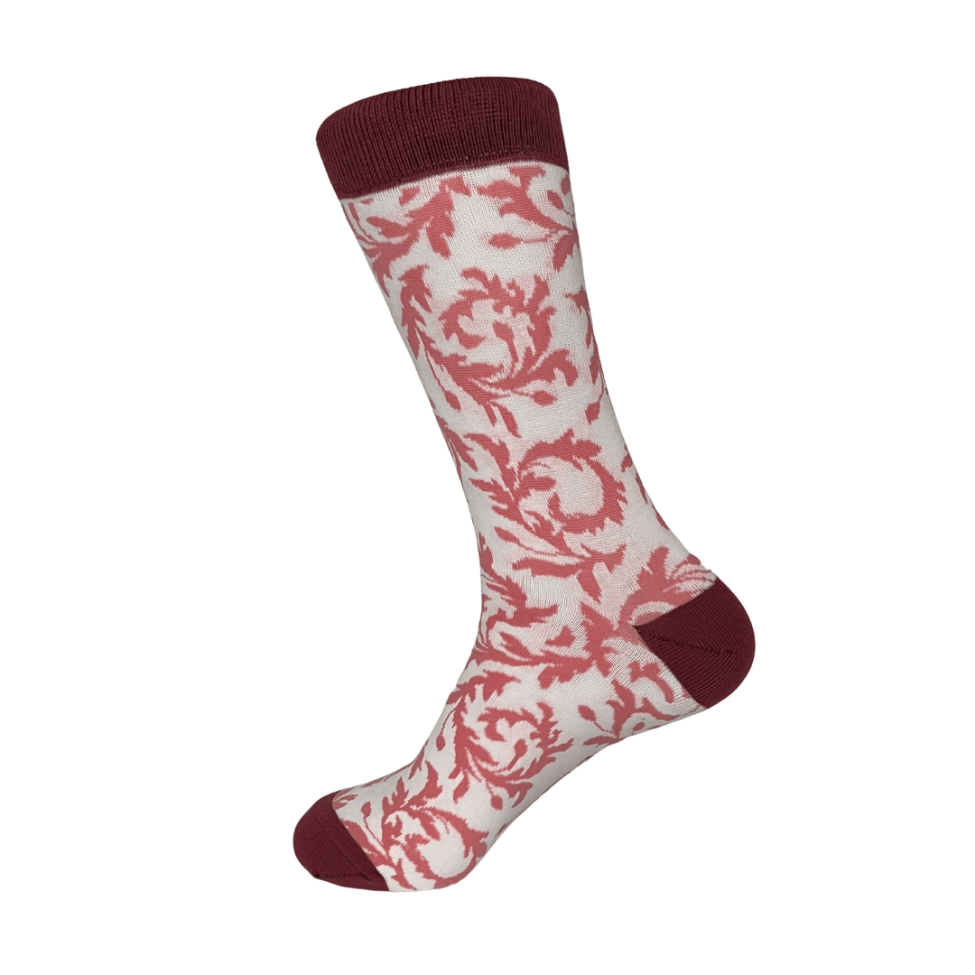 Damask Socks | Premium Cotton | Made in UK | Sophisticated Socks | Sock Geeks