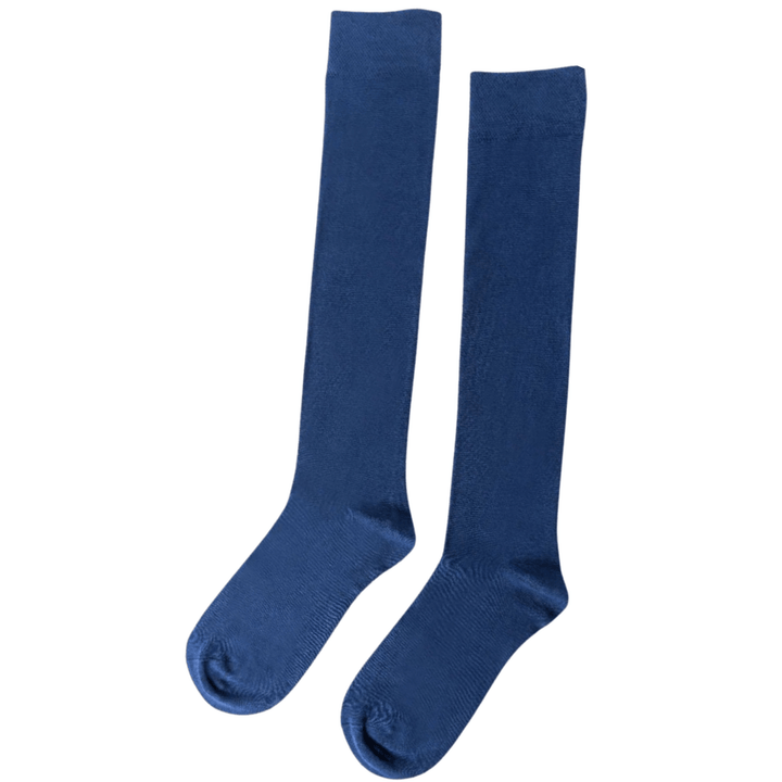  navy bamboo socks | knee-high socks | eco-friendly socks