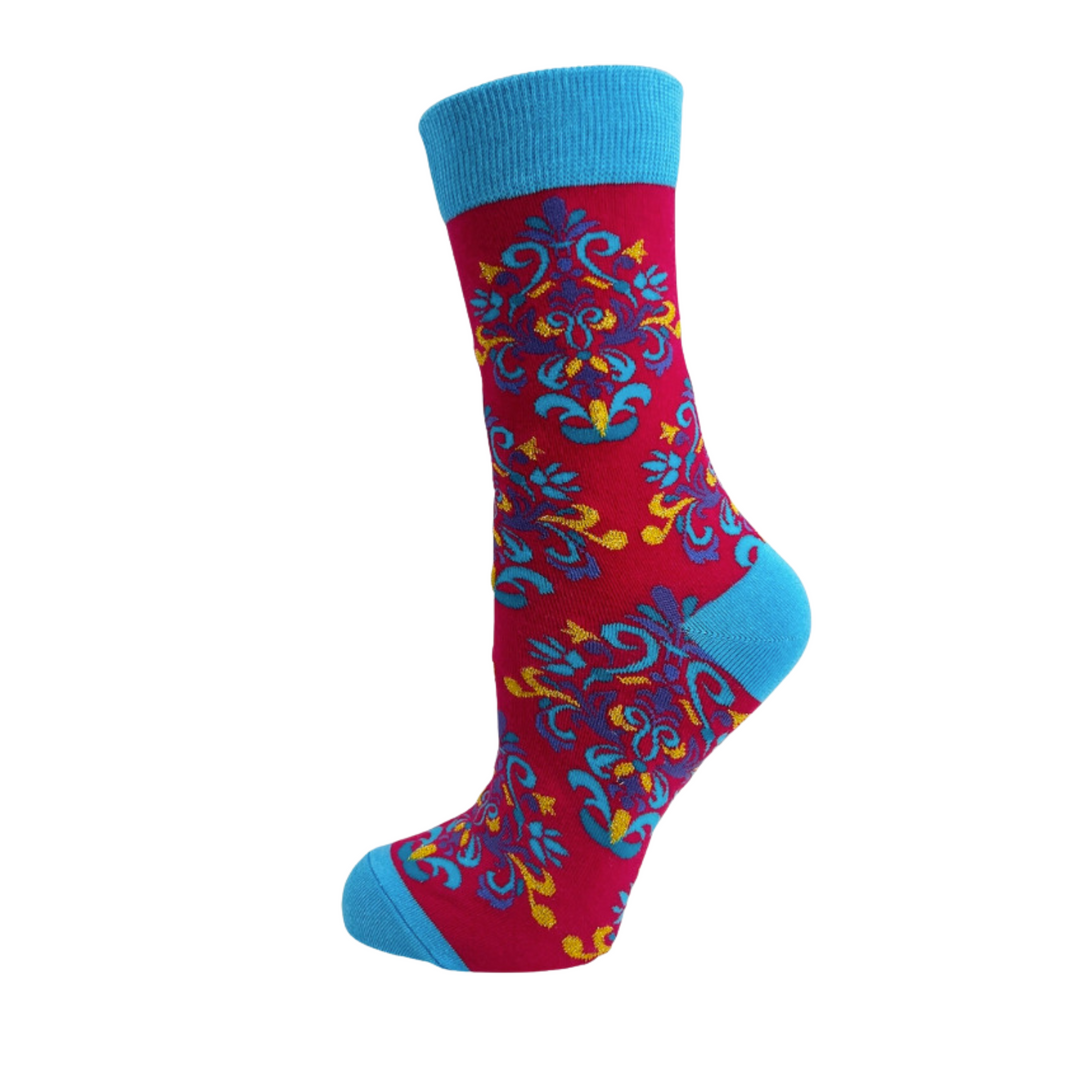 Floral socks | Women's socks | Fashion accessories | Feminine style | Comfortable | Vibrant designs | Whimsical patterns