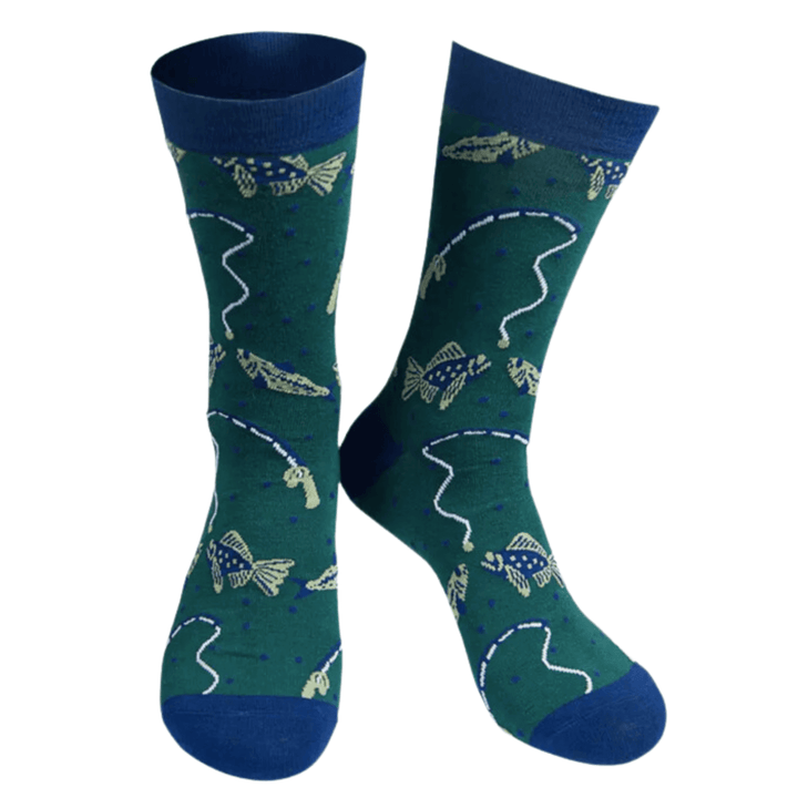 Bamboo Outdoor Adventures Collection | Fishing Socks | Nature enthusiasts | Avid fishermen | Premium-quality bamboo fibers | Softness | Moisture-wicking properties | Breathability | Sock Geeks