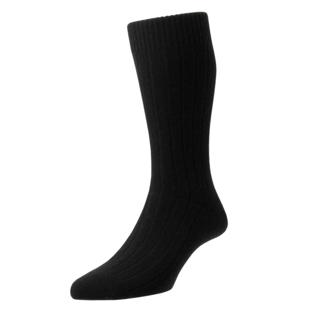 black cashmere socks | premium cashmere socks | 100% cashmere socks