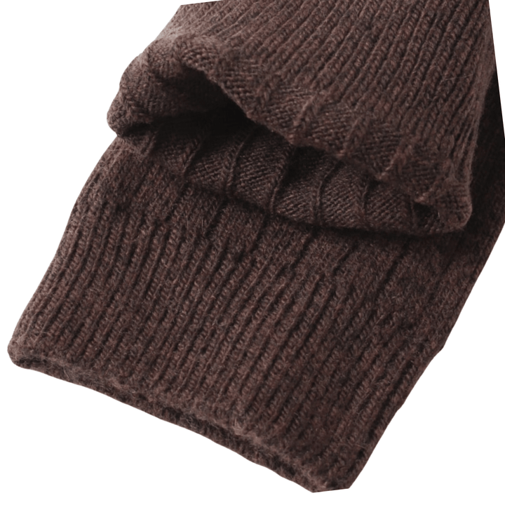 Brown cashmere socks for men | cosy cashmere socks