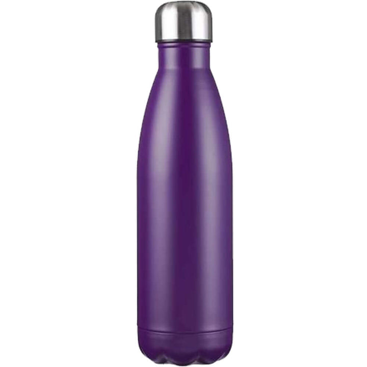 Water Bottle - Stainless Steel and Reusable - Purple