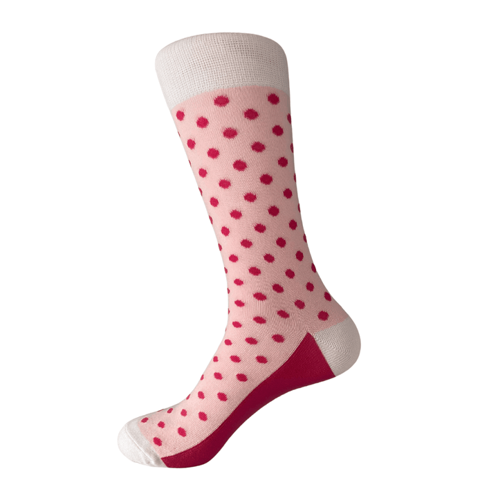 Blue polka socks | dots socks | women's stylish socks | Sock Geeks