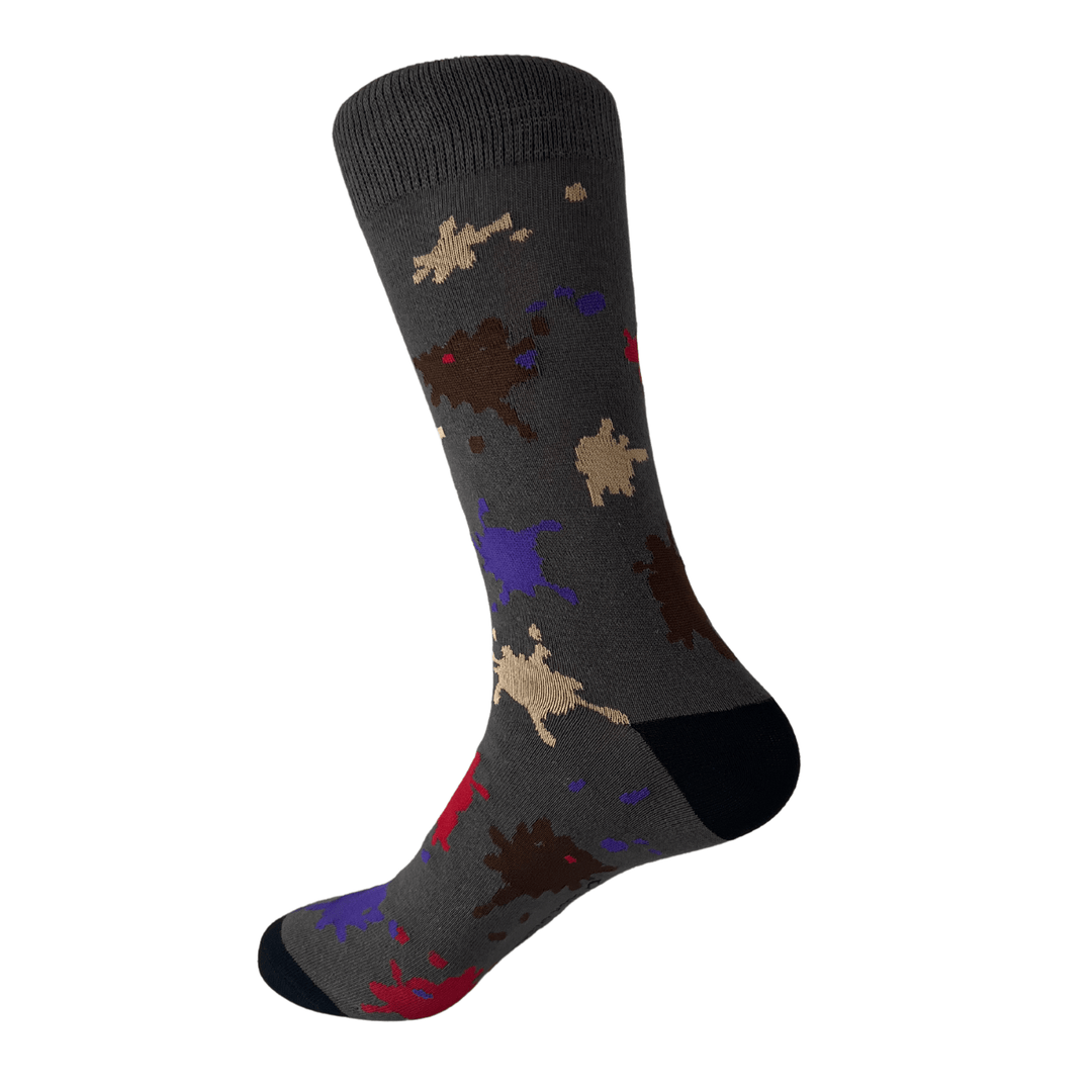  Dark paintball socks | Elegant socks | Playful design socks | Professional wear socks | Casual wear socks | Premium cotton socks | Sock Geeks