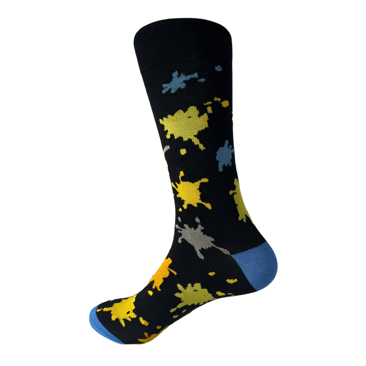 Dark paintball socks | Elegant socks | Playful design socks | Sock Geeks