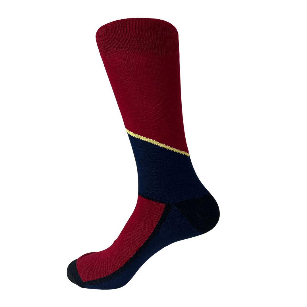 maroon socks | baron socks | organic cotton | sock geeks