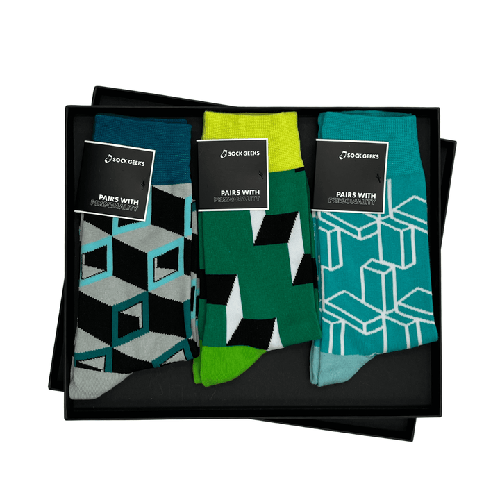 ILLUSION SOCK COLLECTION, COTTON SOCKS, Socks in a box