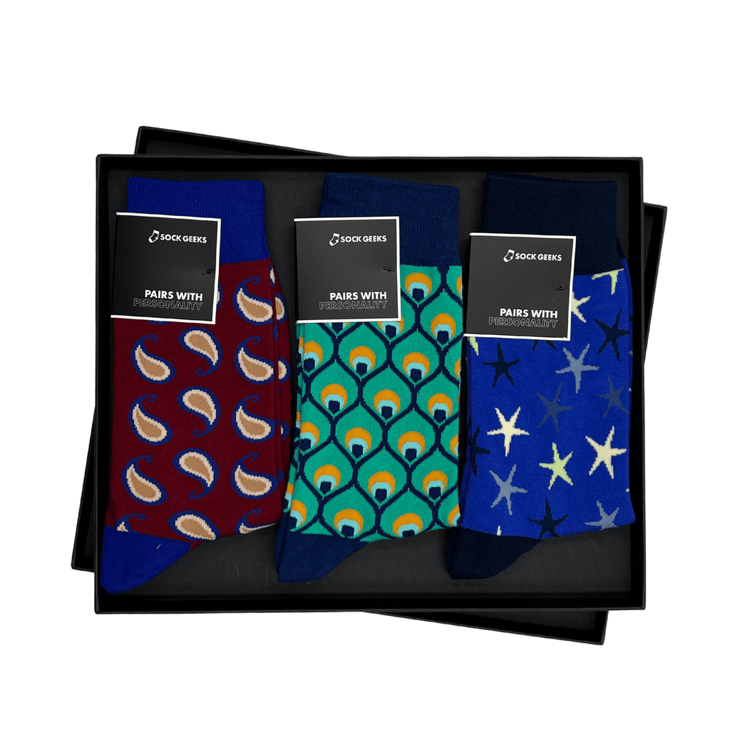 Mens Happy Socks |  Luxury Cotton Sock | Sock Geeks