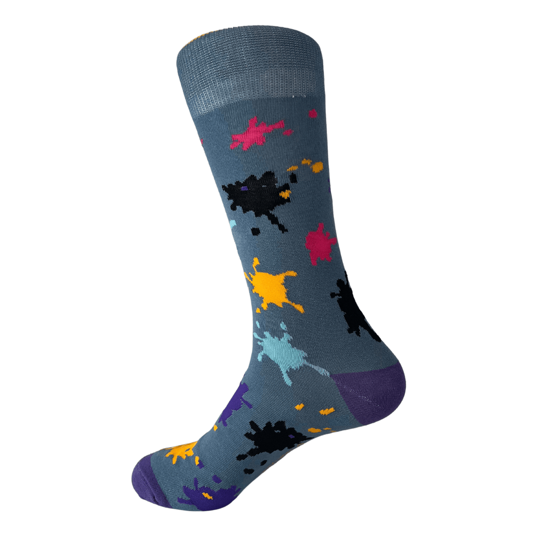 Colourful painted socks