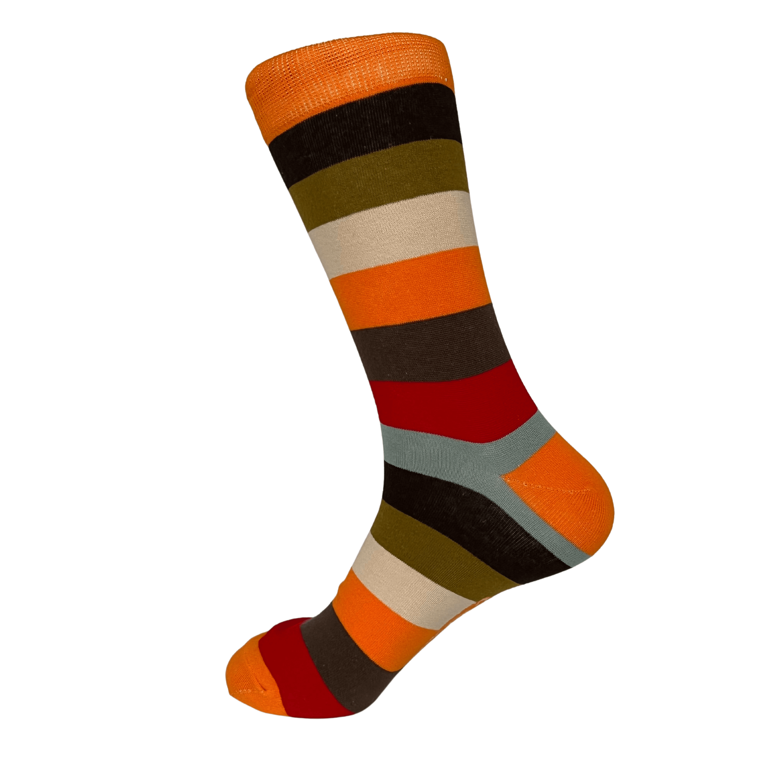 Amber Horizon Socks | Earthy Color Palette Nature-Inspired Design ...