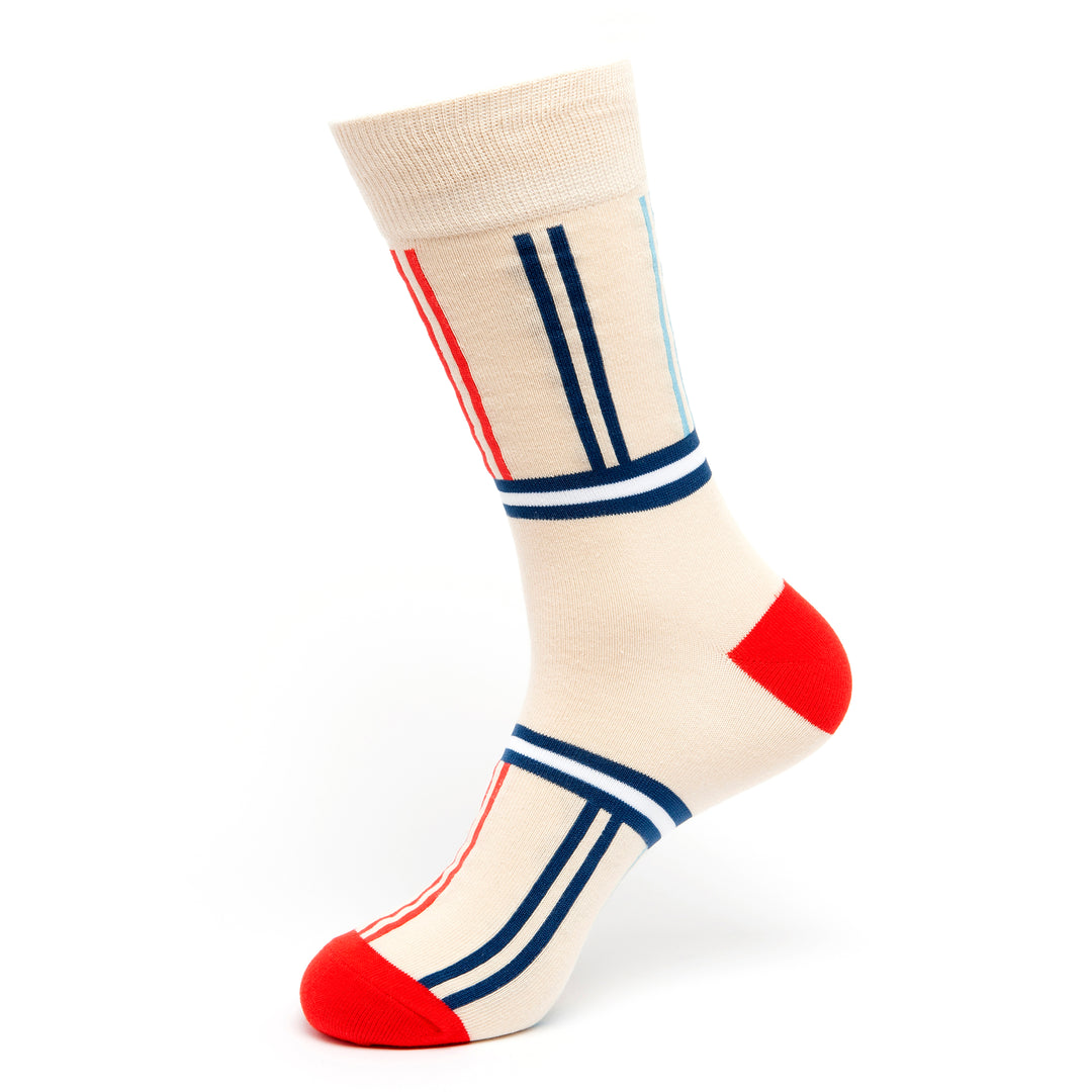 Mens Socks Cotton | Deckchair Collection - Retro Canvas | Sock Geeks